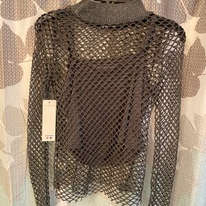 Madden Girl Black Cut Out Blouse